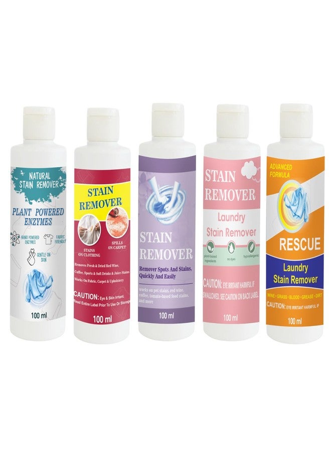 مجموعة مزيلات بقع توفوس للقمصان، مزيل بقع أحمر، بنفسجي، وردي، وبرتقالي | محلول تنظيف متعدد الأسطح للملابس والأقمشة والمفروشات (100 غرام لكل عبوة) - Image 1